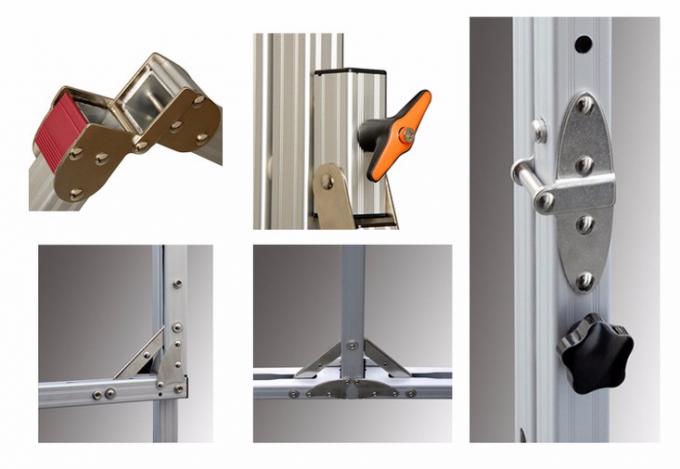 Écran de projection portatif pliable rapide avec tissu en PVC 3D 3