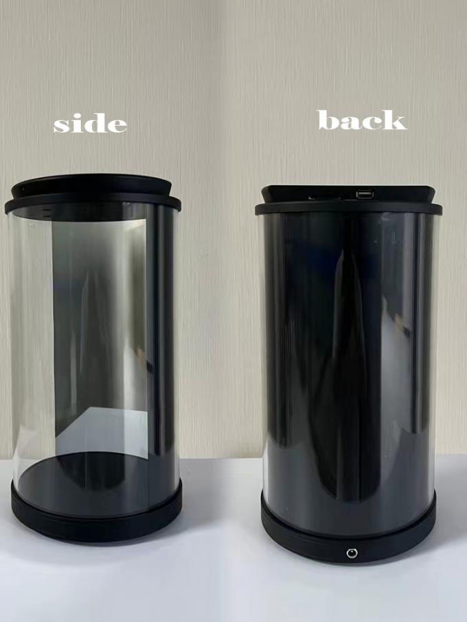 Une boîte à hologrammes 3D interactive basée sur l' AI, un stand d' exposition de 75 pouces, une boîte à hologrammes holotube. 4