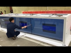 65 vidéo transparente Holobox d'étalage de pyramide d'hologramme d'affichage d'hologramme de pouce 3D