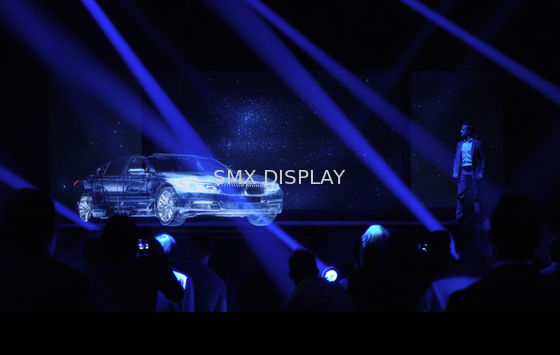 qualité aluminium d'eye-liner de Ghost de poivre de Musion de film de l'hologramme 3D pour l'exposition d'étape Usine