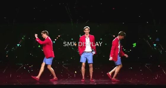 Qualité Épaisseur olographe de l'affichage 95um d'aluminium de projecteur d'hologramme de Musion d'étape Usine