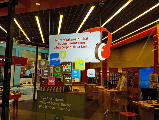 Qualité Largeur transparente du film d'écran de projection arrière de film d'hologramme auto-adhésif 1.52m Usine