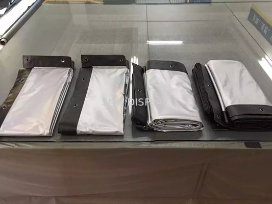 qualité Écran de projection avant blanc avec la frontière noire, écran extérieur de projecteur Usine