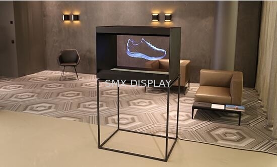 Pleins HD 3D cube en hologramme de l'éclat haut-parleurs d'élément/boîte de Holo