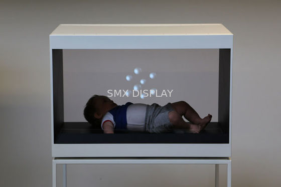 qualité 42" verre olographe d'hologramme de pyramide d'affichage de l'étalage 3D de Holo pour l'exposition Usine