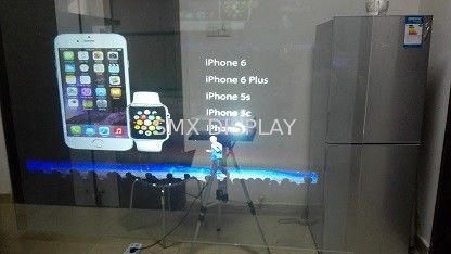 Qualité Film auto-adhésif de fenêtre de projection arrière/film olographe transparent extérieur Usine