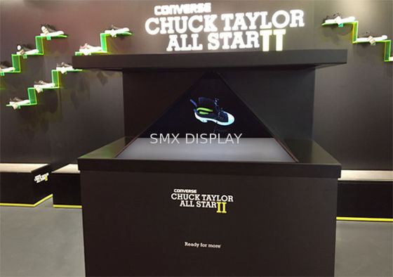 Qualité Étalage olographe 270 de pyramide en verre olographe d'écran de 50 degrés Usine