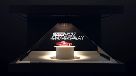 pyramide olographe LED de projection de 1920X1080 3D annonçant l'affichage