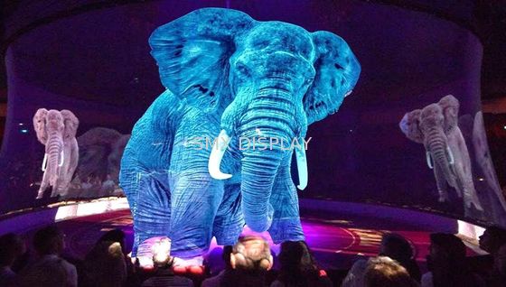 Qualité Canevas transparent de projection de Holograohic d'écran d'hologramme de projecteur pour l'exposition d'étape Usine