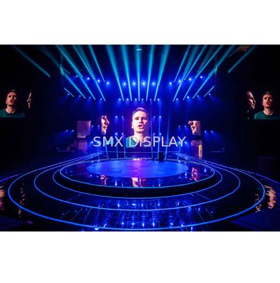 qualité 3.1m Holo Gauze Screen, 3D Mesh Screen Creates Image Floating olographe dans le ciel Usine