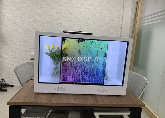 Holobox visuel d'étalages transparents d'affichage de l'hologramme 3D de 65 pouces