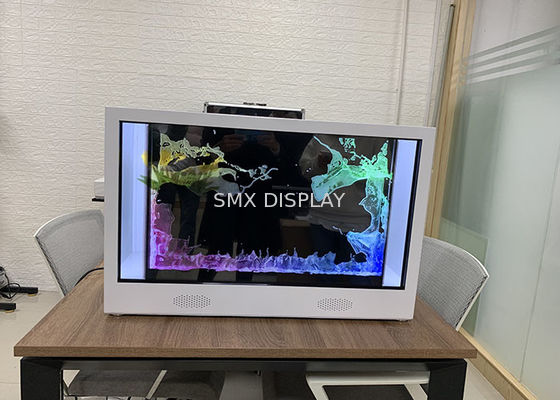 Qualité 3 a dégrossi l'affichage transparent de pyramide de l'hologramme du contact 3D de boîte d'écran de l'hologramme 3D Usine