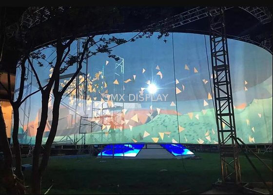 écran olographe de 3D Mesh Projector Screen For Holographic étape de 360 degrés pour la projection d'écran de brouillard