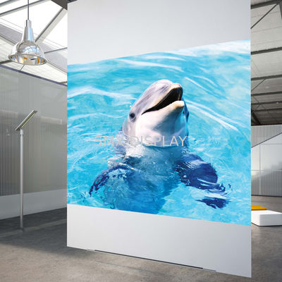 Qualité Film de projection arrière blanc à haut contraste Film de projection holographique 3D pour vitrines Usine