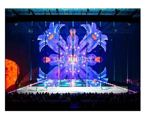 Écran de projection holographique avant/arrière de la maille 3D pour l'étape/halls d'exposition