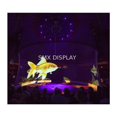 Qualité Projection ignifuge de B2 Holo Gauze Holographic Mesh Screen For 3D Usine
