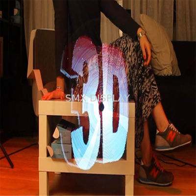 Qualité affichage noir du centre commercial des joueurs 1.5kg de l'hologramme 3D de 42cm x de 42cm 3d Holo Usine