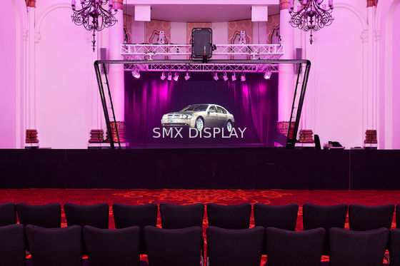 Qualité 3D aluminium olographe transparent visuel olographe d'eye-liner du projecteur 5x30m Musion Usine