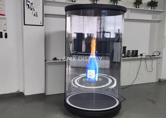 Qualité Hologramme de 75 pouces en temps réel Hologrammes en taille réelle Hologramme 3D Cylindre Holotube Usine