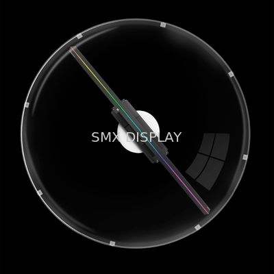 qualité fan du joueur 3D LED d'hologramme de 65cm Hypervsn résolution 512 x 512 pour la publicité Usine