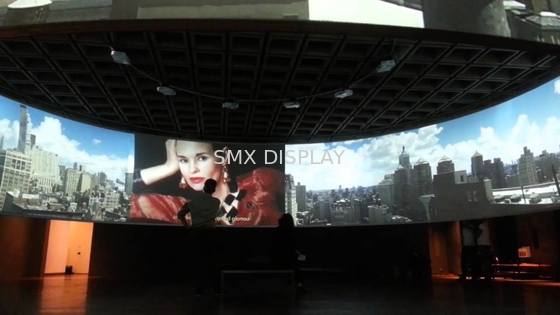 Projecteurs incurvés motorisés grand par trépied de théâtre de home cinéma d'écran de projection