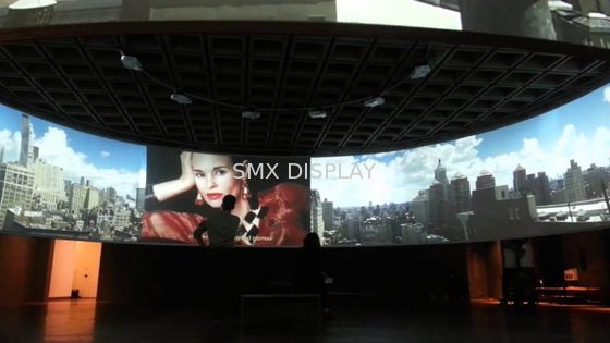 Qualité Projecteurs incurvés motorisés grand par trépied de théâtre de home cinéma d'écran de projection Usine