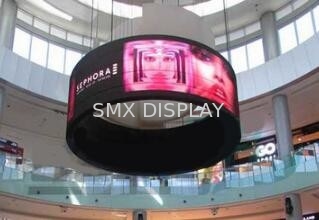 Écran incurvé acoustique perforé de projecteur pour le système de simulateur de cinéma de HD