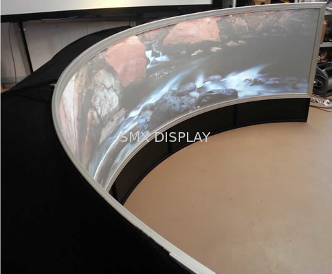Couvrez d'un dôme l'écran de projection incurvé par cinéma, écran de projection circulaire du textile tissé 4K