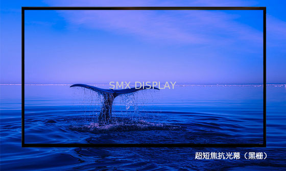 Qualité Anti écran léger de vue fixe de projection de 100 pouces avec le projecteur ultra court de jet Usine