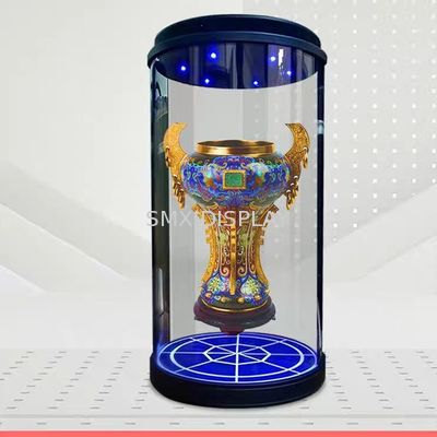 Qualité Hologramme 3D Cylindre Écran transparent Hologrammes interactifs HoloTube 10,1 pouces avec interface d'entrée USB / carte SD / HDMI Usine
