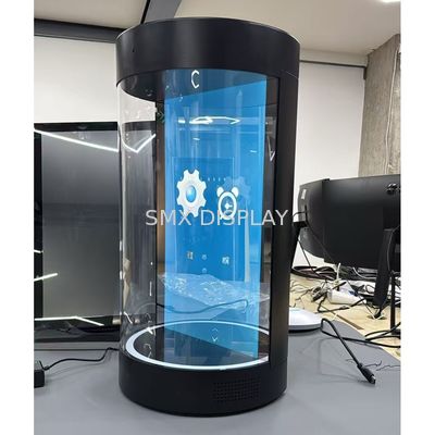 Qualité 21Hologramme cylindrique de 5 pouces en temps réel Hologrammes de taille réelle Affichage holographique 3D Holotube Usine