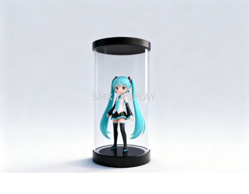 Affichage holographique de 5 pouces 360 cylindre holographique avec format d'image PNG Format vidéo MP4