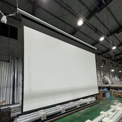 Qualité 4x3 m High Quality Large Electric Projection Screen/ Motorized Projector Screen Tubular Motor for Projector Screen Usine