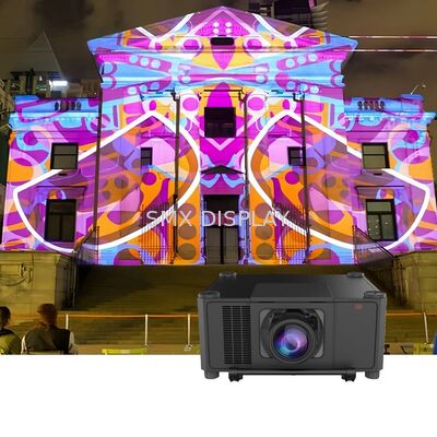Qualité Projecteur de cartographie vidéo 3D de 22000 lumens avec mélange de bords pour une projection de bâtiment à grande échelle transparente Usine