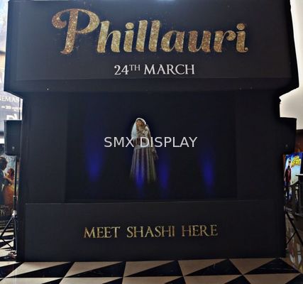 Qualité Épaisseur olographe de l'aluminium 95um de Musion d'hologramme du système de projection d'angle de la vue 160° 3D Usine