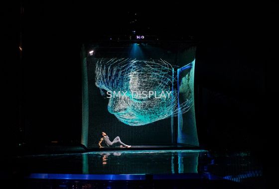 Qualité Longueur transparente avant/d'arrière hologramme d'exposition d'écran de projection d'écran de Holoflex 30m Usine