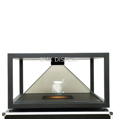 Boîte extérieure de l'affichage 350cd/M2 Holo en verre d'hologramme de pyramide de 120X120cm