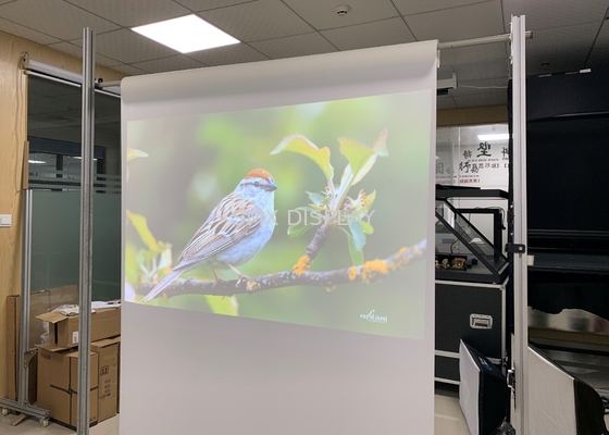 aluminium olographe transparent de 1,52 x 30 mètres pour la projection arrière sur le verre