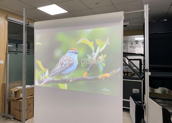 Qualité aluminium olographe transparent de 1,52 x 30 mètres pour la projection arrière sur le verre Usine
