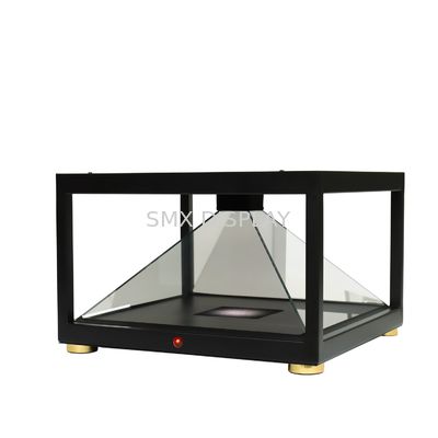 qualité 1mx1m grands 4 a dégrossi hologramme de la pyramide 3d utilisé dans la promotion de centre commercial Usine