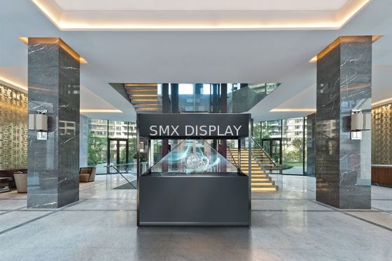 Qualité Grands côtés de visionnement de la résolution 4 olographes de l'affichage pleins HD de la pyramide 3D Usine