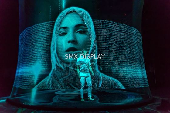 Qualité 3D olographe invisible transparent Mesh Screen Pepperscrim Usine