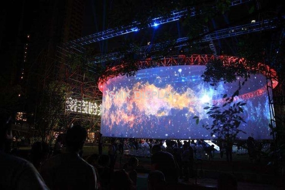 gain olographe transparent de Mesh Screen 2,4 de longueur de 50m pour Live Show