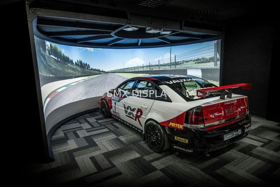 Qualité Les écrans de simulation incurvés par vol de 360 degrés parquettent la position Usine