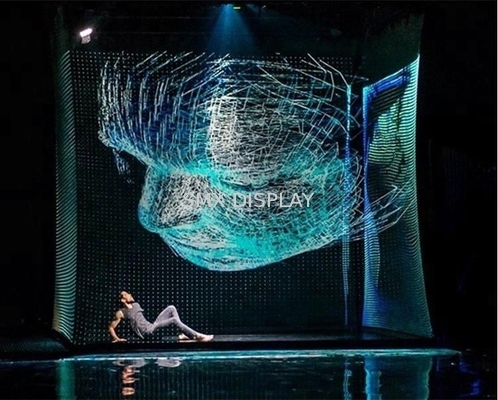 Écran de projection 3D olographe de la longueur 50m Holoflex transparent