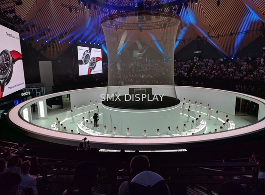 Grey Waterproof Holographic Mesh Screen voient 9x30m pour l'événement