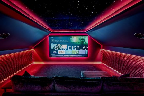 Qualité panneaux de plafond menés par épaisseur d'étoile de 9mm PMMA RVB 12VDC magnétiques pour le cinéma Usine