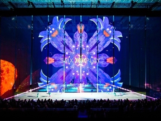 Polyamide transparent d'écran d'hologramme d'étape olographe pour Live Projection