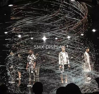 Qualité Polyamide ignifuge Mesh Screen Motorized High Transparency olographe Usine