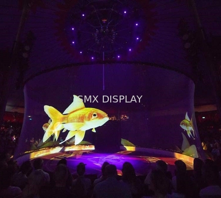 Holo Gauze Holographic Mesh Screen Eyelets a motorisé la longueur de 30m pour la projection